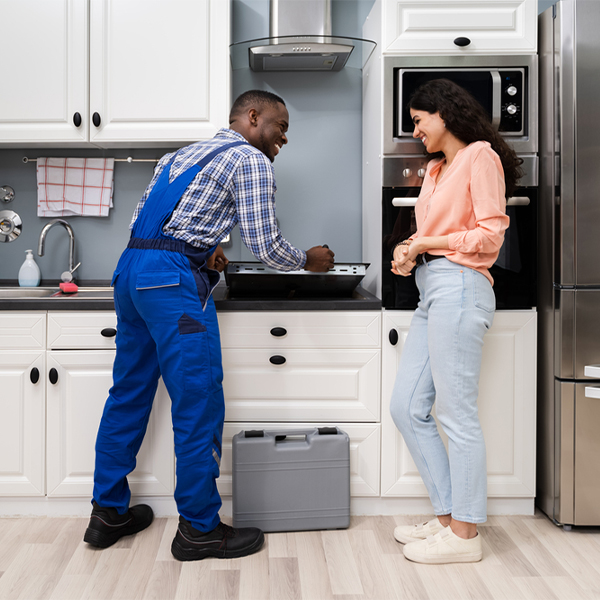 what kind of warranty do you offer on your cooktop repair services in Ontelaunee Pennsylvania